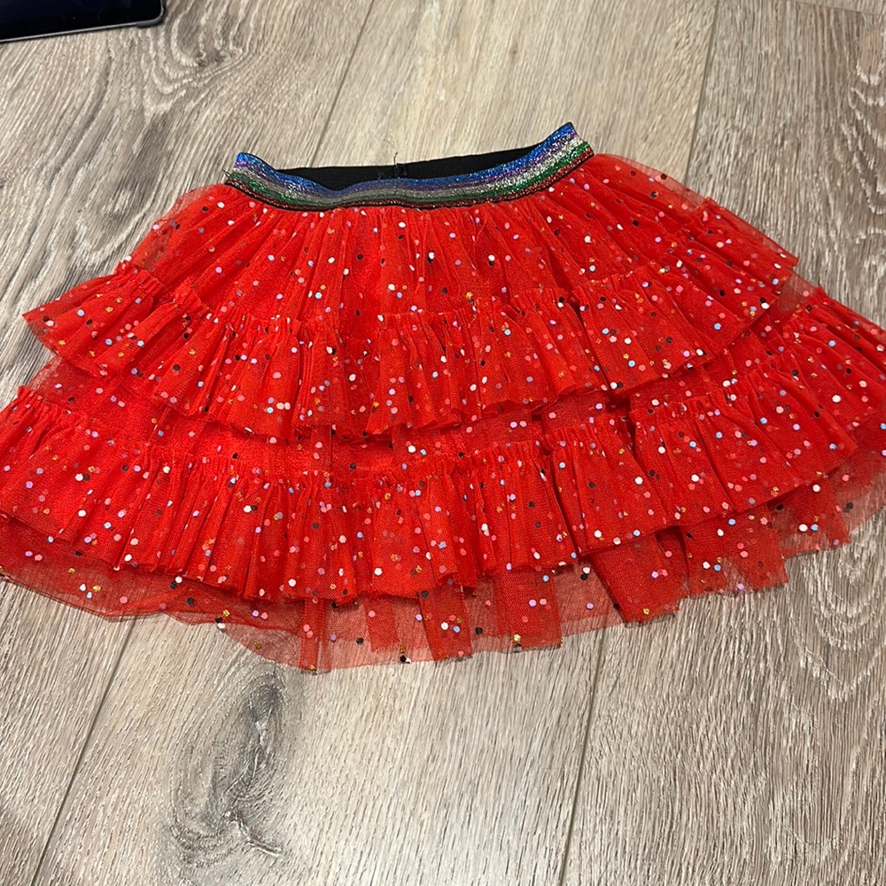 Truly Me red sparkle skirt!